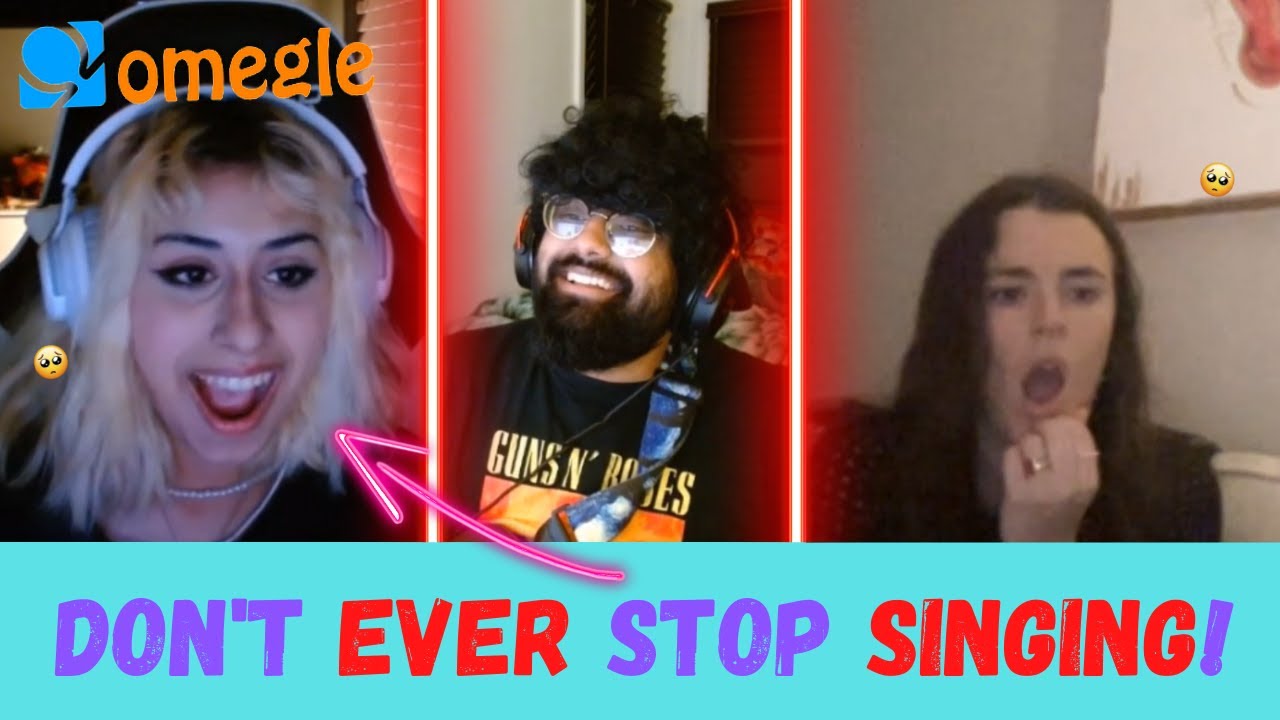 I ALMOST STARTED CRYING! (OMEGLE SINGING REACTIONS!)