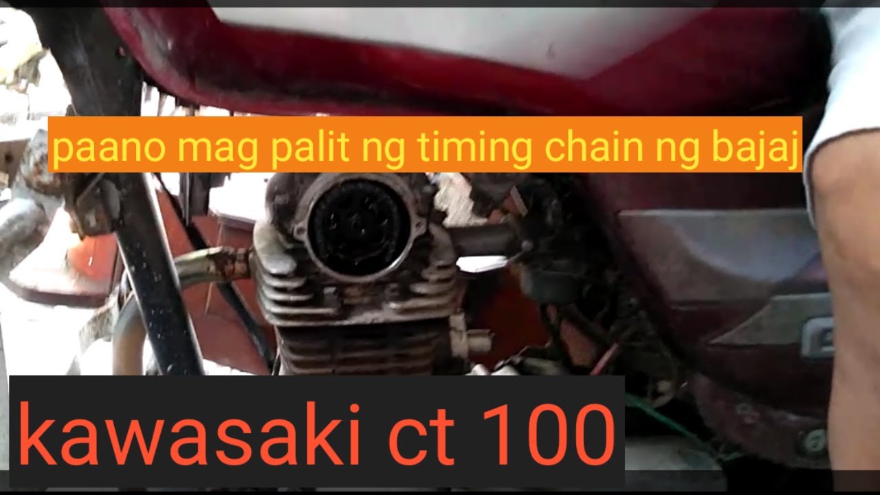 KAWASAKI CT 100 PAANO MAG PALIT NG TIMING CHAIN