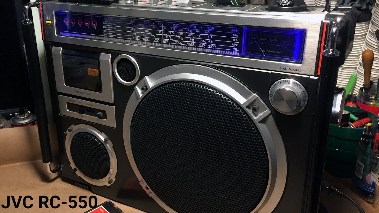 JVC RC-550JW Boombox Fix and Bluetooth Mod