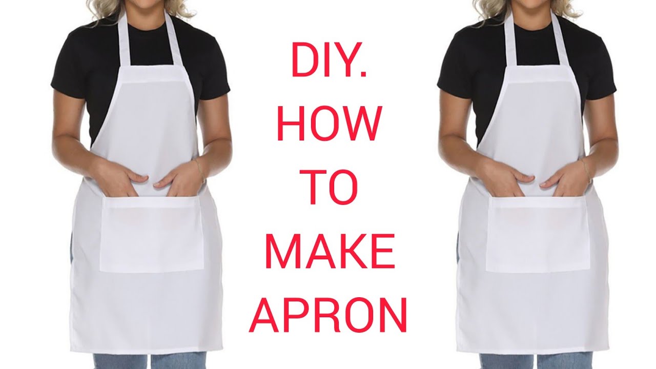 How to make an apron. Easy DIY.