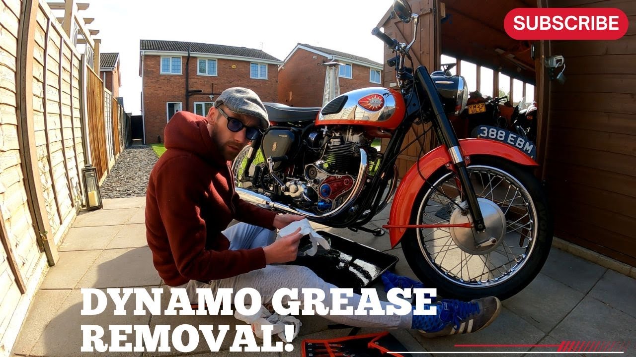 BSA A10 Super Rocket - Dynamo Grease Part 2 (Removal)