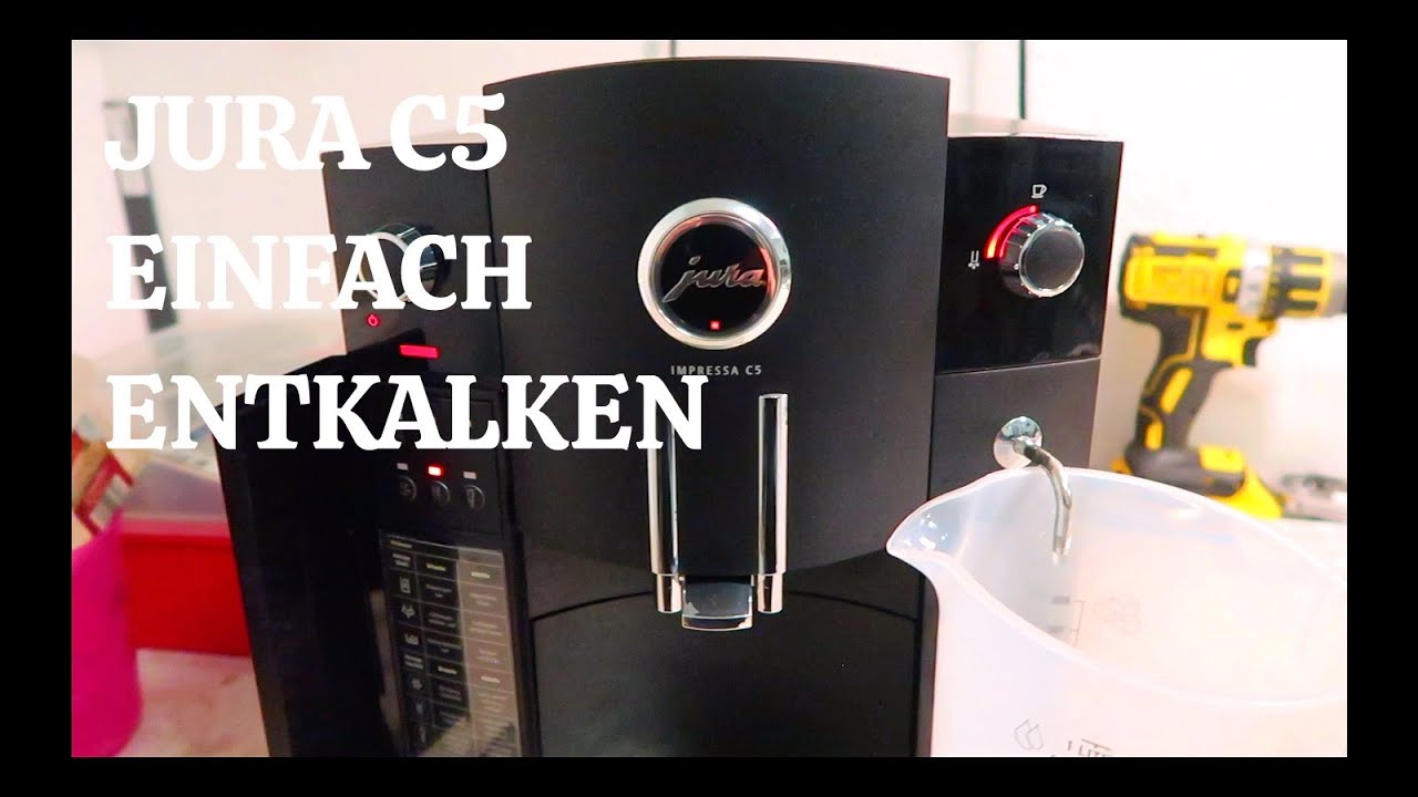 Jura C5 Kaffeemaschine Entkalken - einfach erklärt