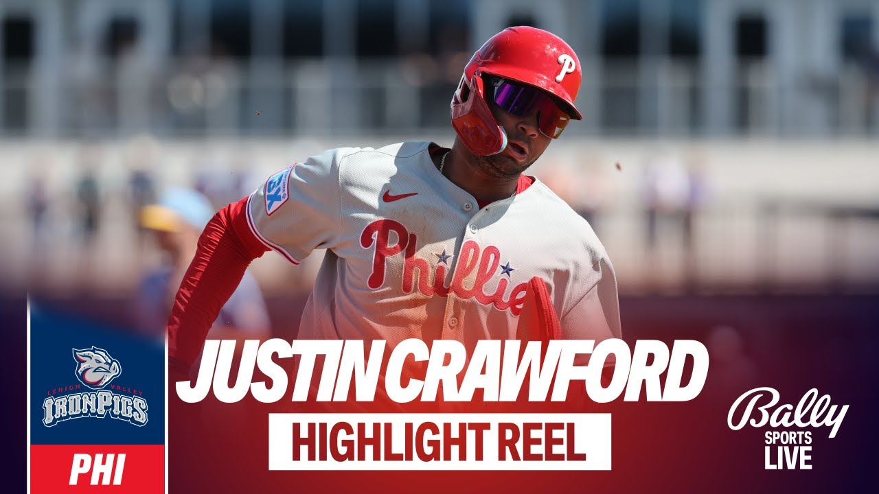 Phillies OF Justin Crawford 2025 Minor League Baseball Highlights | Bally Sports Live