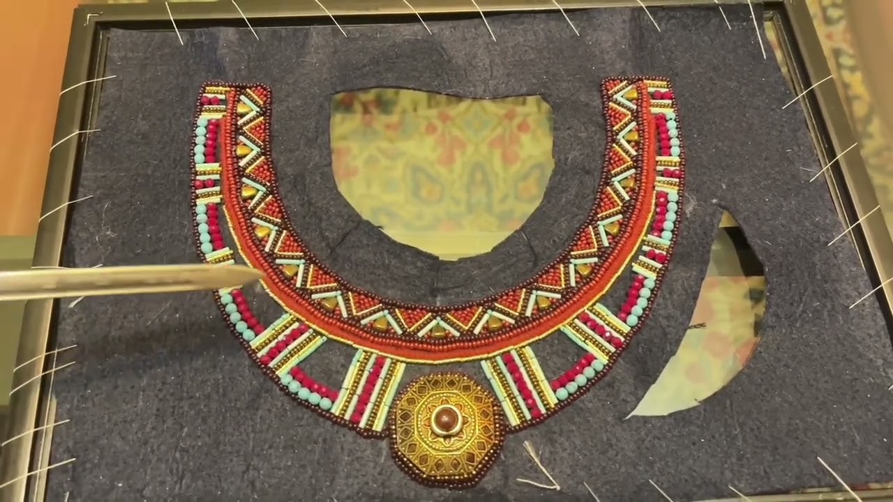 Вышиваю колье