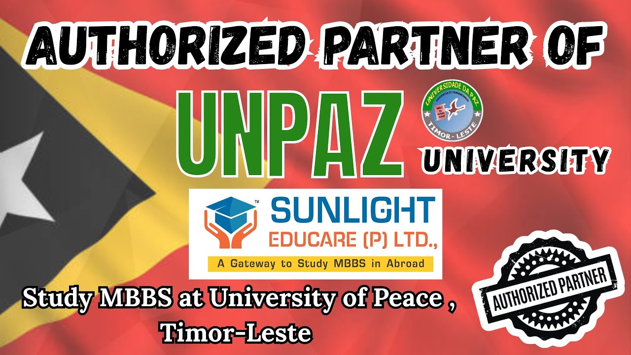 Study MBBS at UNPAZ Timor-Leste 🇹🇱 | University of Peace, Timor-Leste! | Sunlight Educare