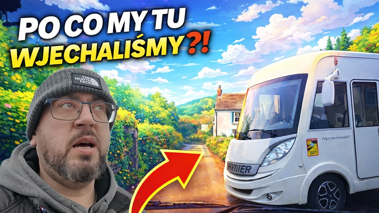 Po co MY TU wjechaliśmy?! 😱 KORNWALIA kontra kampery | Wąsko ale Pięknie #5