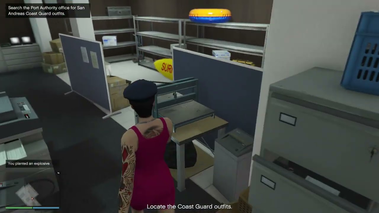 GTA V Salvage Yard Robbery, The Cargoship Robbery, Sabotage and Disguise
