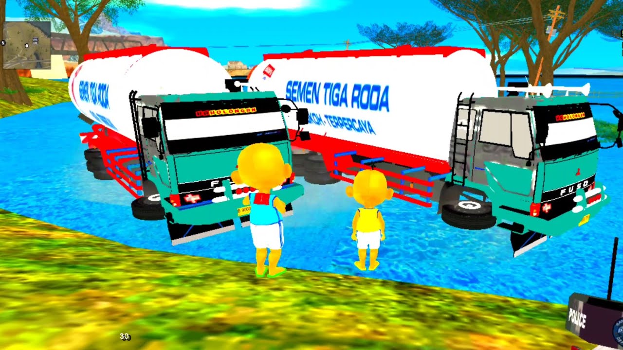 Upin Ipin Pamer Truk Kembar baru Saat Banjir pergi Rumah Ehsan 🤣😍 Dunia Oyya