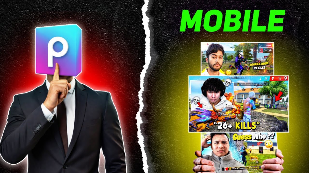 How to Make HD YouTube GAMING Thumbnails in Mobile (PicsArt Full Tutorial) 