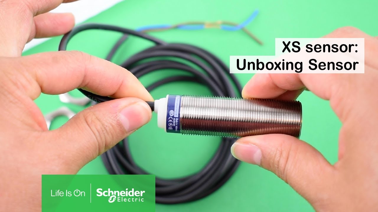 Unboxing del sensor inductivo XS618B1MAL2 Telemecanique