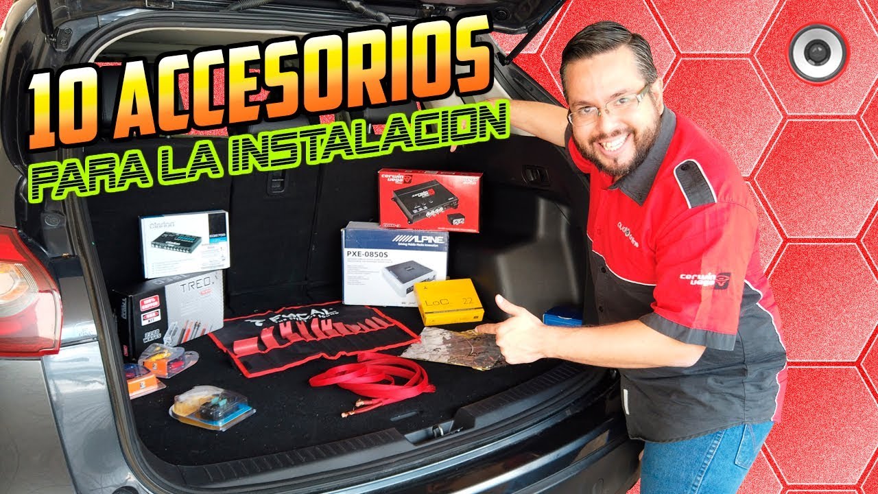 10 Accesorios que necesitas para una mejor instalaci&oacute;n de audio