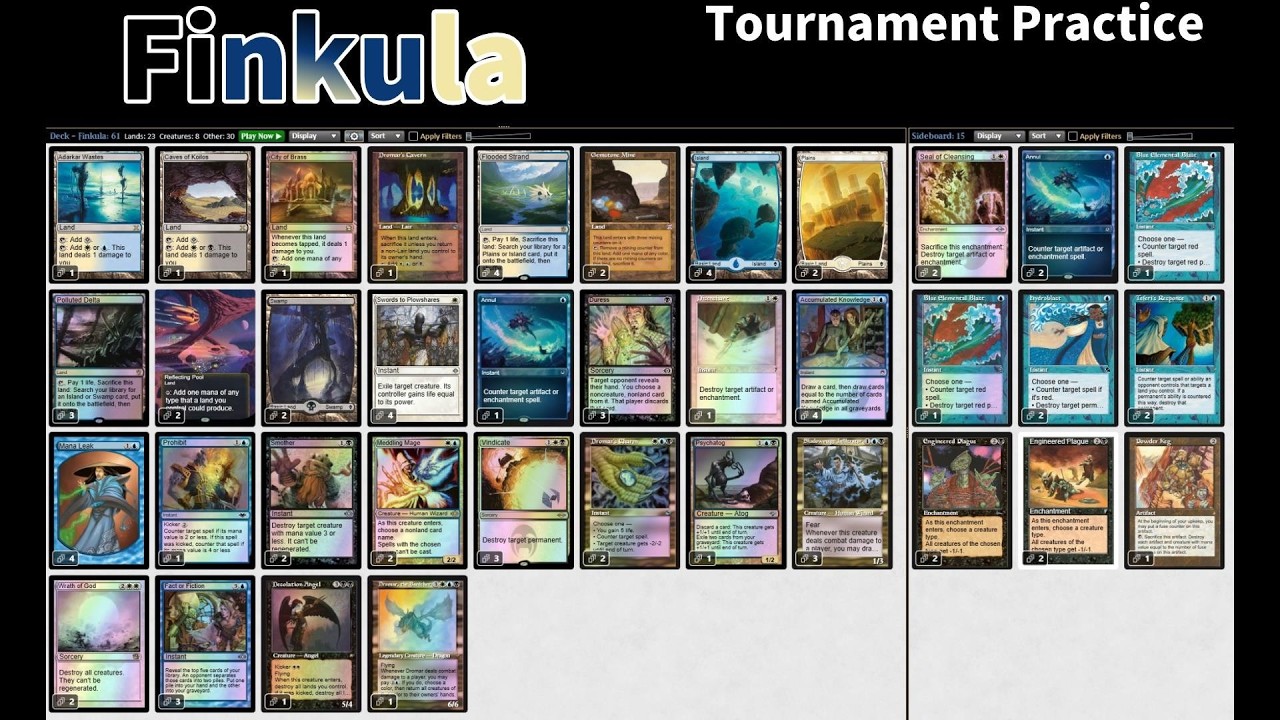 【MtG】まいにちまぢぎゃざしますん【PreModern】「Finkula」 Part2