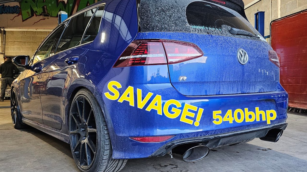 Golf R мощностью 540 л. с. получает потрясающую кастомную усовершенствованную выхлопную систему с...