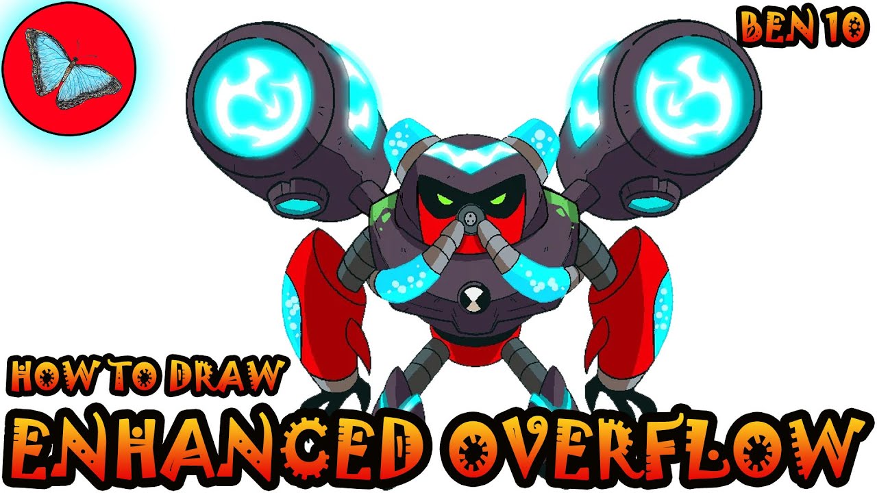How To Draw Enhanced Overflow From Ben 10 | Drawing Animals