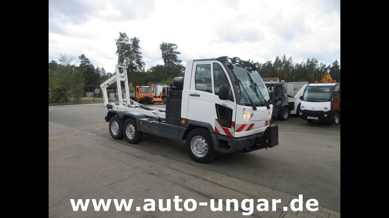 Multicar M30 Fumo Carrier 6x4 3-Achser Abrollkipper 7.490kg Kommunalhydraulik www.auto-ungar.de