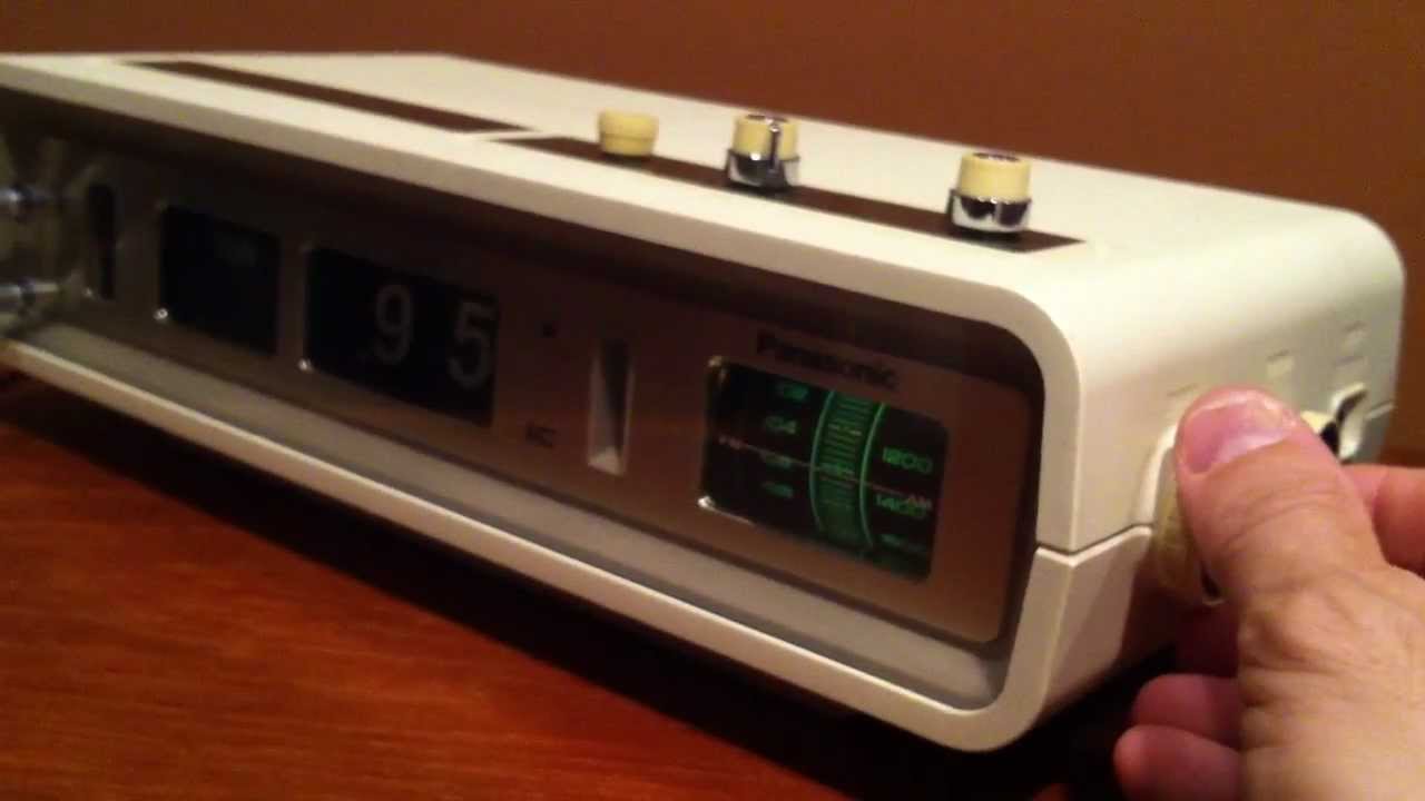 Vintage Panasonic RC-6551 Clock Radio