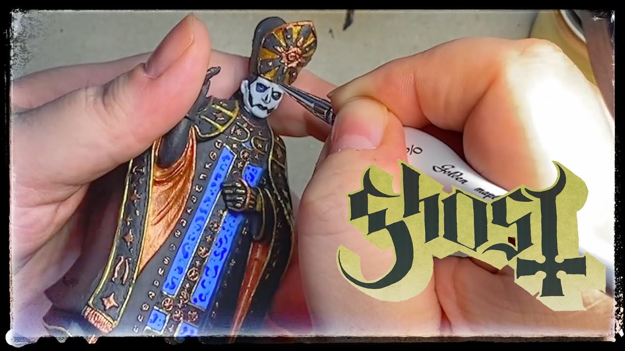👑 Painting Papa Emeritus IV ¨Ghost¨ band Figure