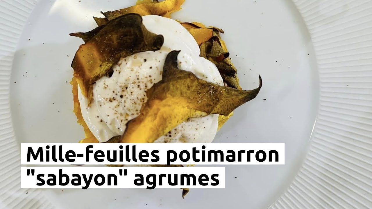 Mille-feuilles potimarron & 
