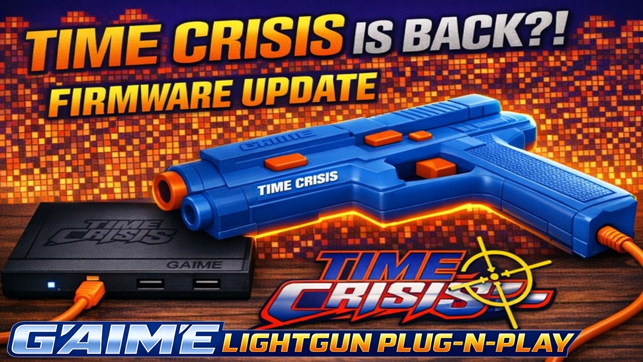 G'AIM'E TIME CRISIS LIGHTGUN PLUG-N-PLAY &ndash; Руководство по обновлению прошивки (Простая установка ...