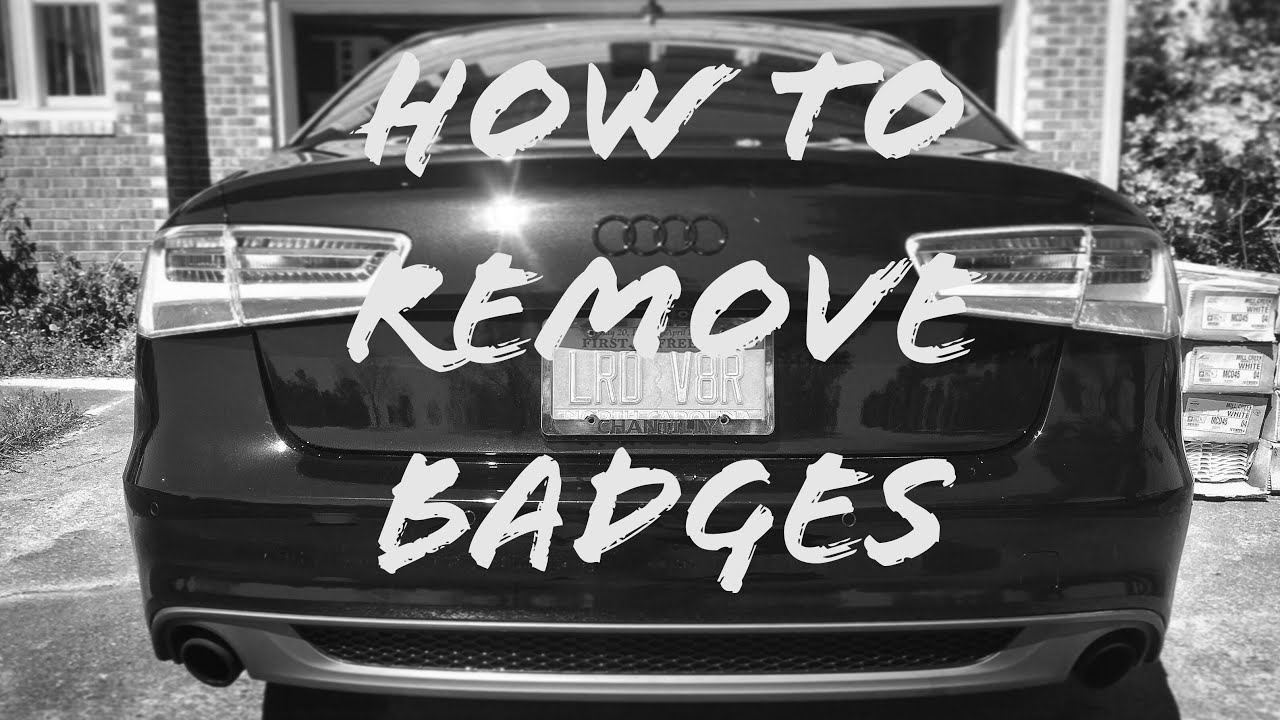 Debadging your Car at Home like a Professional