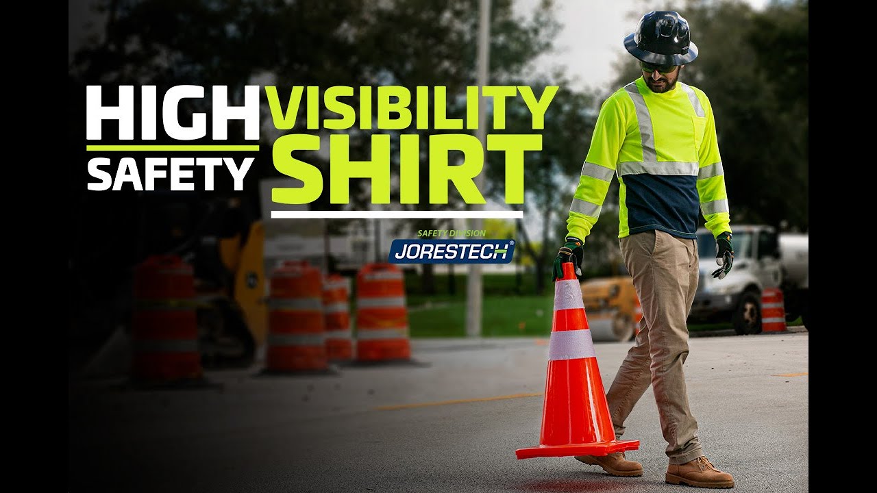 Hi-Vis Dirt Concealing Reflective Safety Long Sleeve Shirt