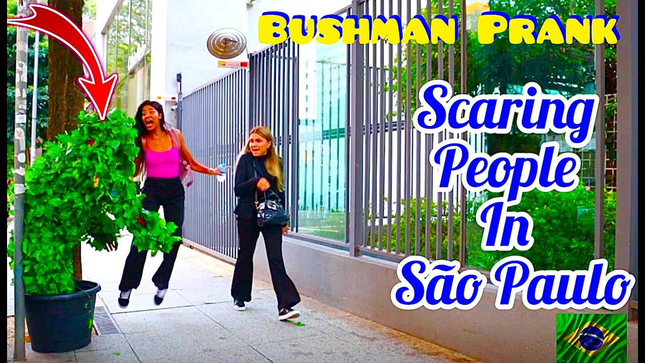 Bushman Prank: Scaring the Brazilians in São Paulo