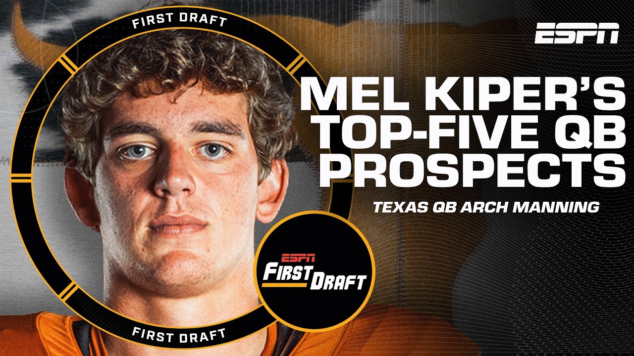 HISTORIC QB Draft Class?!👀 Mel Kiper's preseason lookahead [2027 NFL Draft] | First Draft🏈