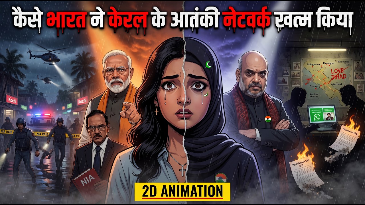 The Kerala Story | How India Destroyed Kerala&rsquo;s Terror Network | 2D Animation