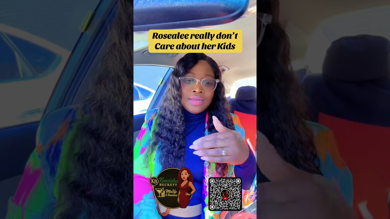 Rosealee really don’t care about her kids #jamaicantiktok #keneishabeckett  #rosealee 