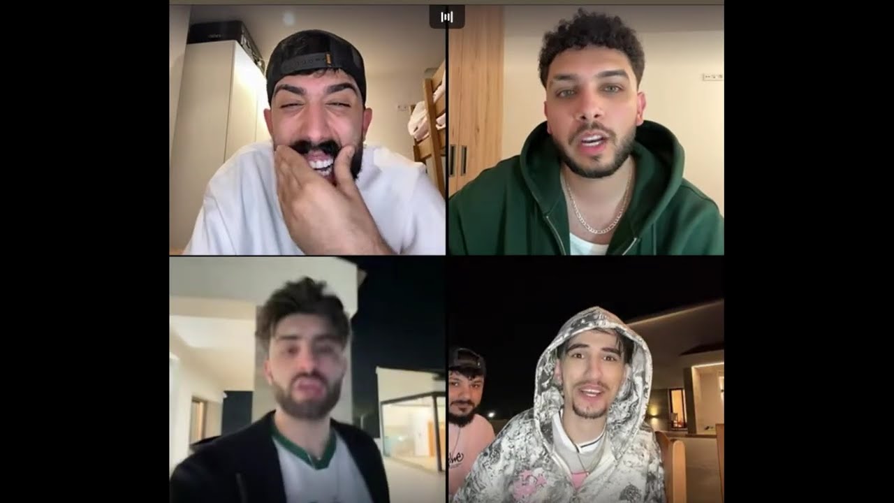 طارق رباعي مع شباب وائل ونزار واسامه واحكام مضحك كلو بمي كلو حماااااس