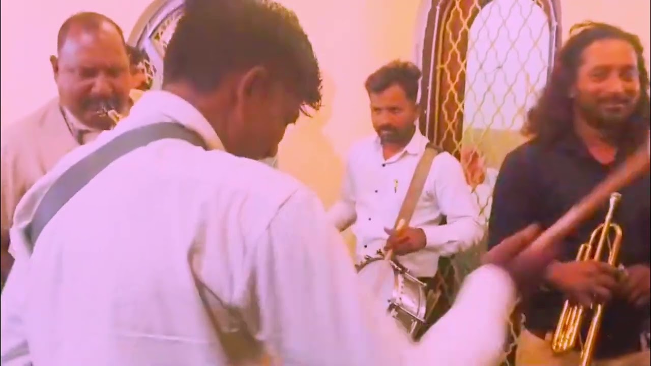 😍Dil Mein Tujhe Bitha Ke song trumpet🙏 player Jagdish master🥰 brass band party