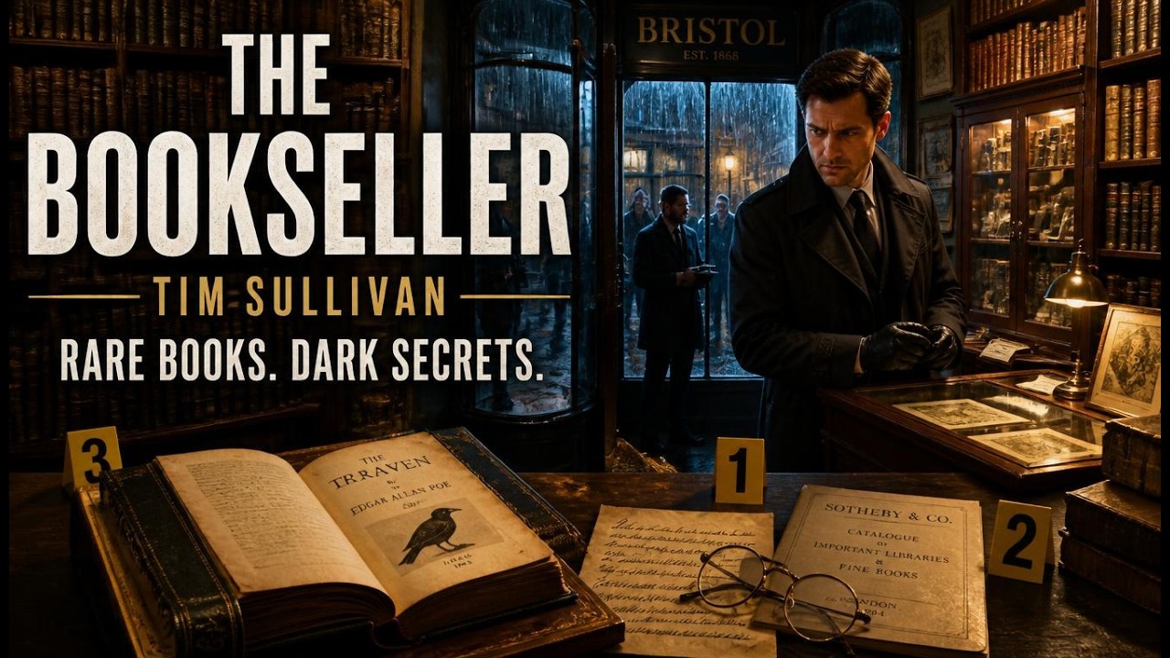 📚 The Bookseller by Tim Sullivan | A Clever British Mystery Hidden Between the Pages