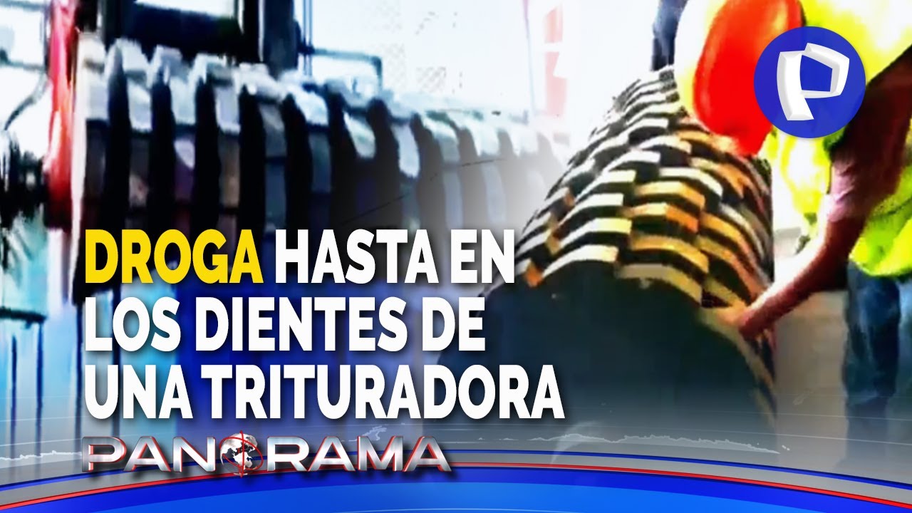 Droga en los dientes: Increíble camuflaje de cocaína peruana en industria de trituración