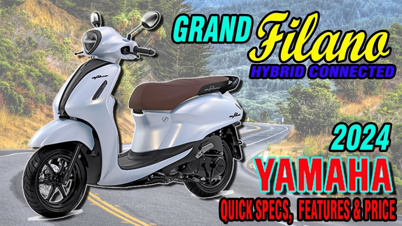 2024 New Yamaha Grand Filano 125 - Hybrid Classic Scooter | QUICK SPECS, PRICE