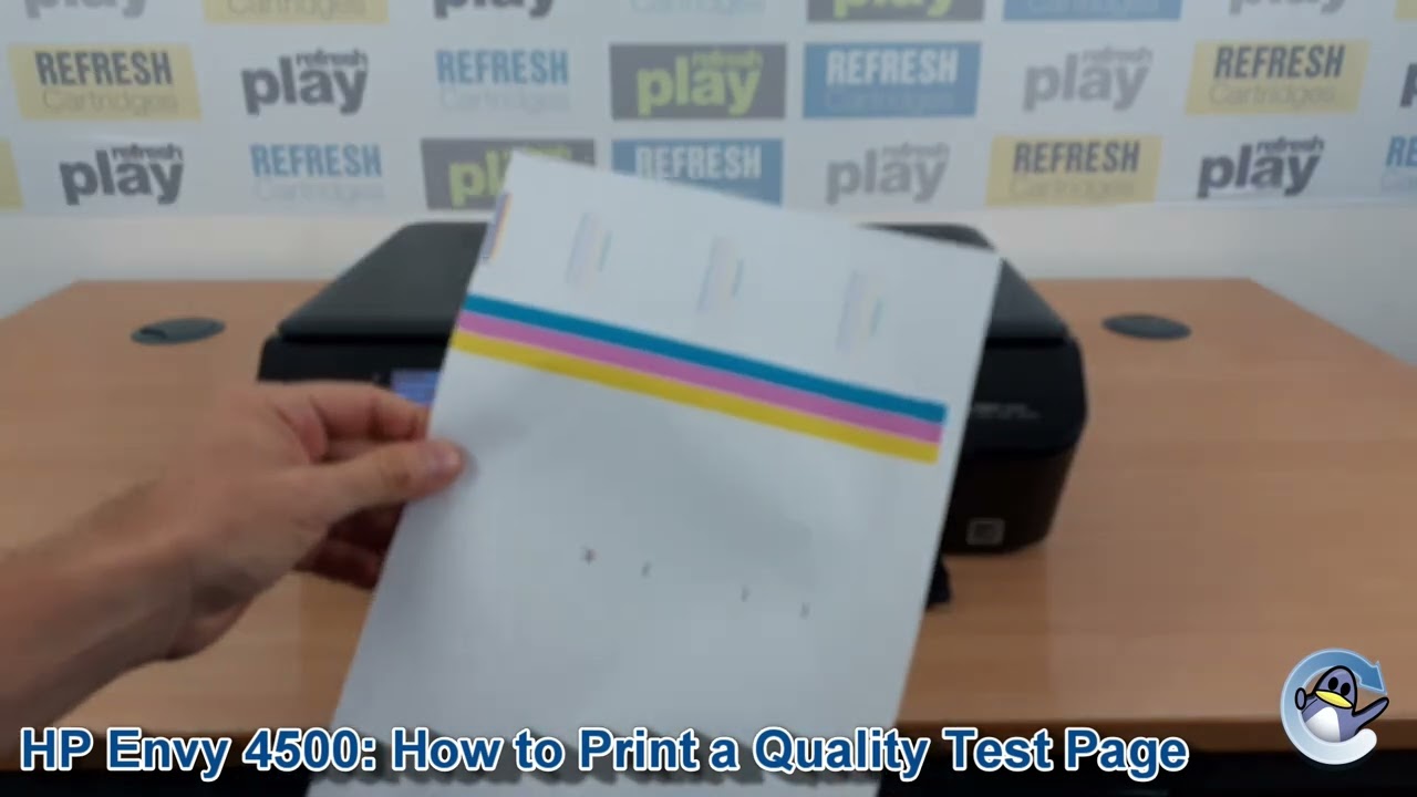 HP Envy 4500: How to Print a Quality Test Page/Report