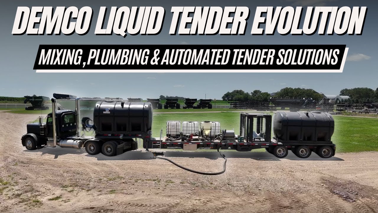 Demco Liquid Tender Trailer Evolution  — Mixing, Plumbing & Automated Tender Solutions