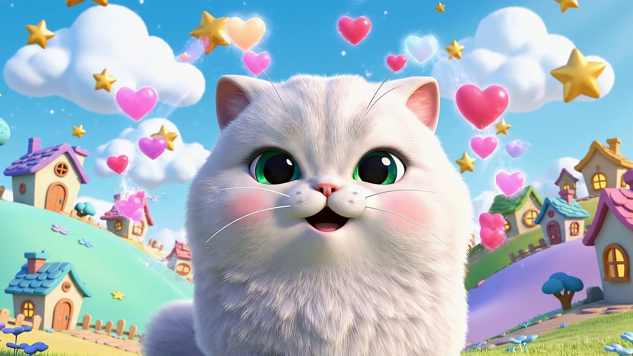 El Gato Mágico Ronronea, Ronronea, Ronron | Canciones de Gatos y Fantasía para Niños