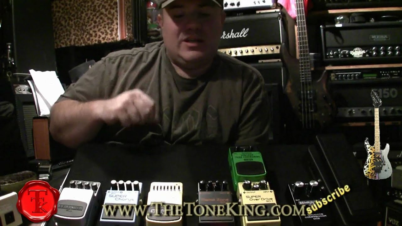 Pedalboard - How to order my guitar pedals & stompboxes!  FX Chain Perfected!
