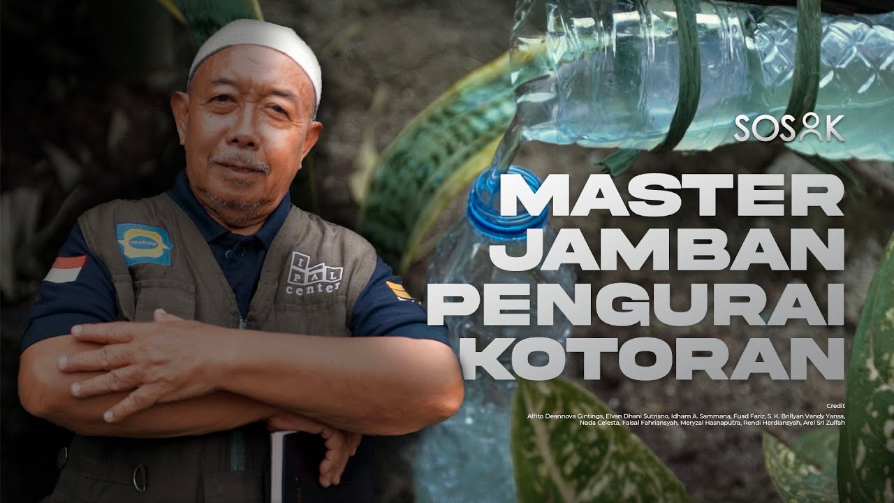 Bapak Ini Benar-benar Master Jamban, Ahli Mengolah Air Kotor