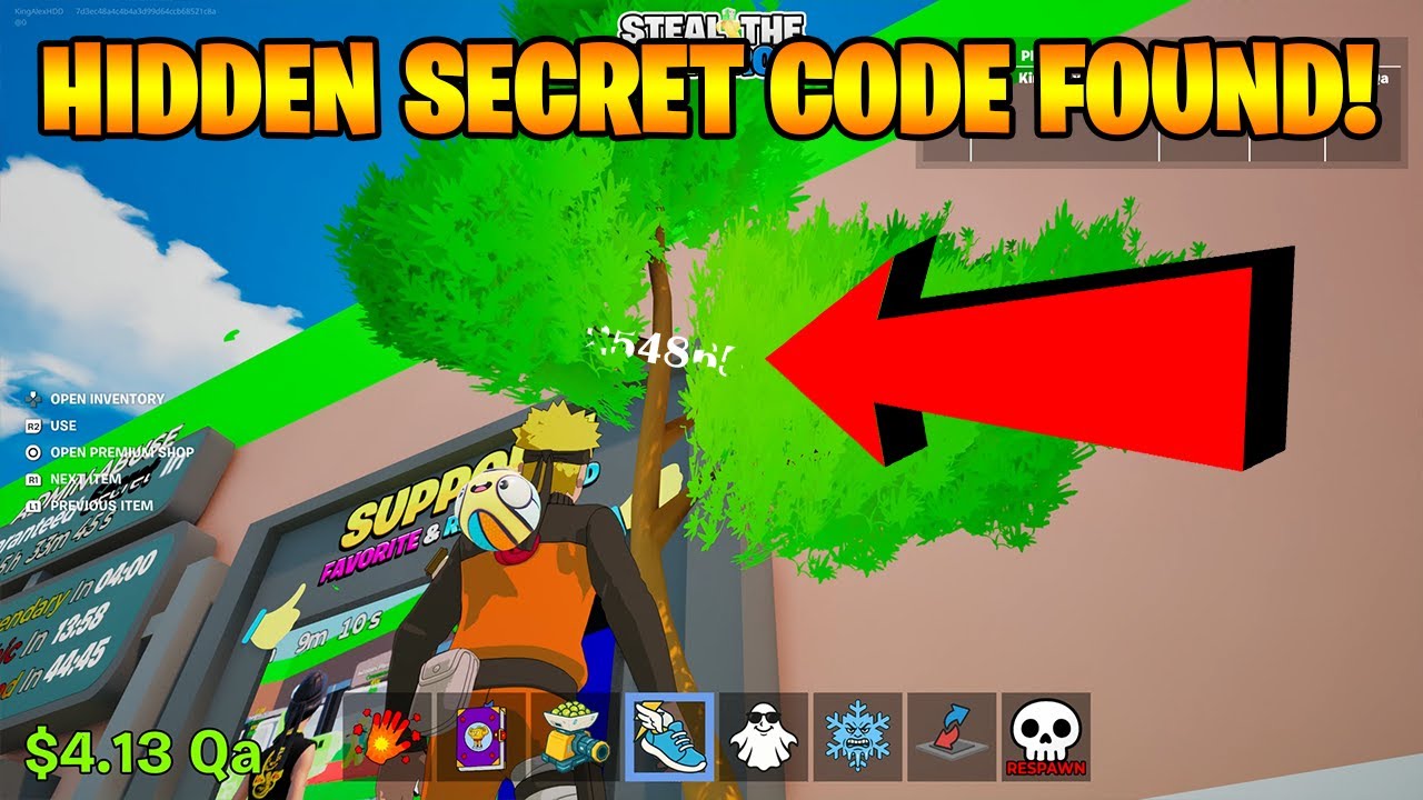 CAN'T FIND The HIDDEN SECRET CODE? Here How I FOUND THE HIDDEN CODE In Fortnite Steal the Brainrot!