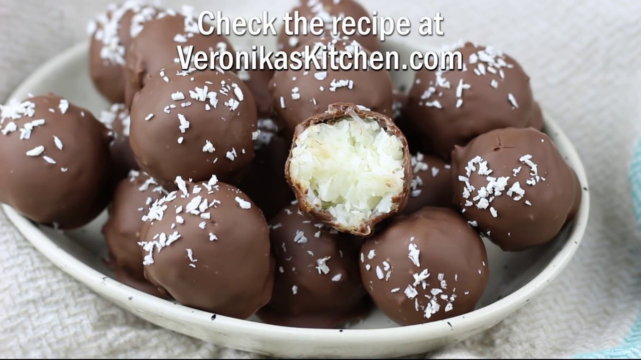 3 Ingredient Coconut Truffles