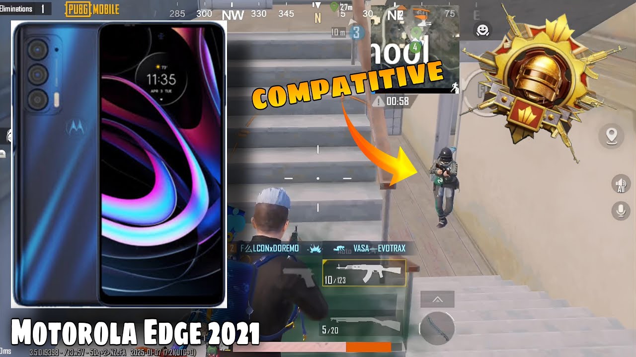 Testing Motorola Edge 2021 in Ultimate Royal ☠️ KingXPro YT | PUBG mobile