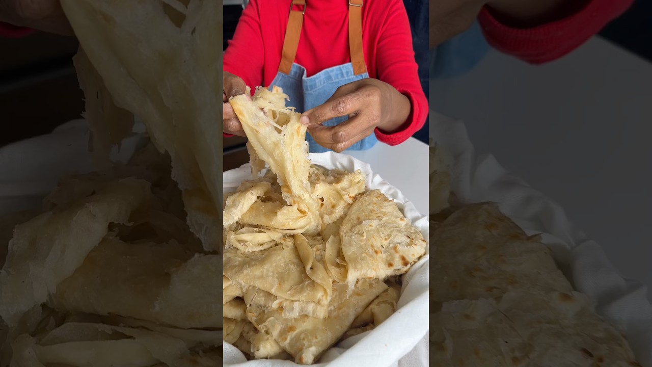 Guyanese style oil roti