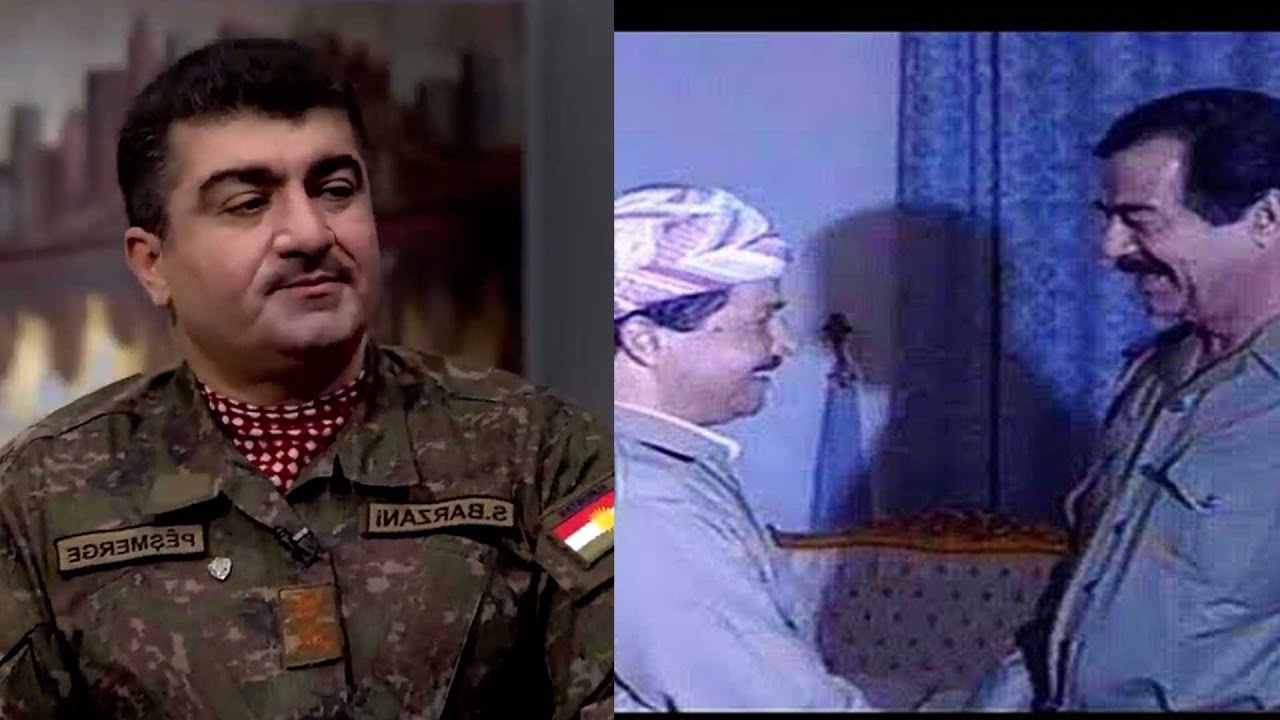 لقاء مسعود بارزاني وصدام حسين بعد الانتفاضة