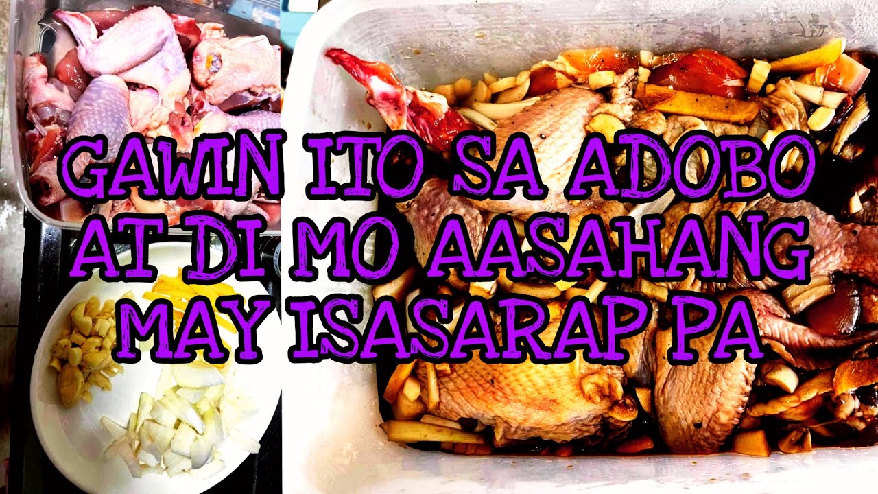 GAWIN ITO SA ADOBONG MANOK AT HINDI MO AASAHANG MAY SASARAP PA | LUTON OFW | KUSINA BALLERS