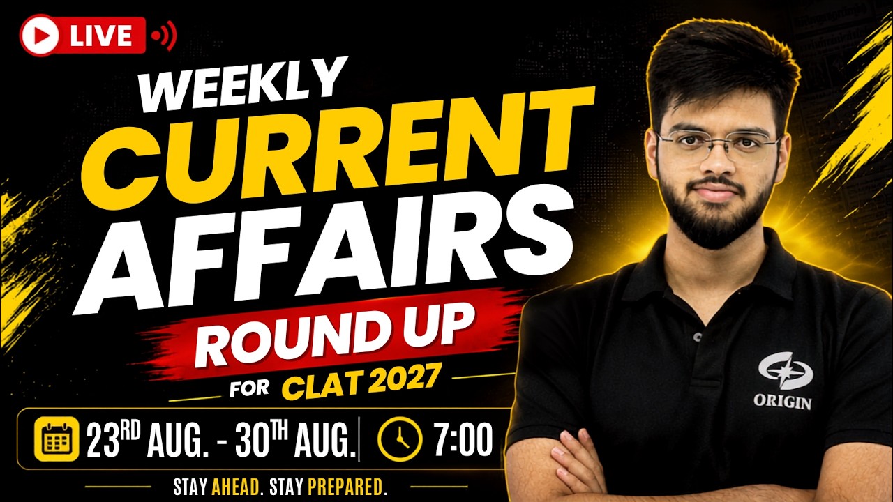 Weekly Current Affairs 2026 | Today's Current Affairs |  30th Aug 2026 | Abhyuday Pandey