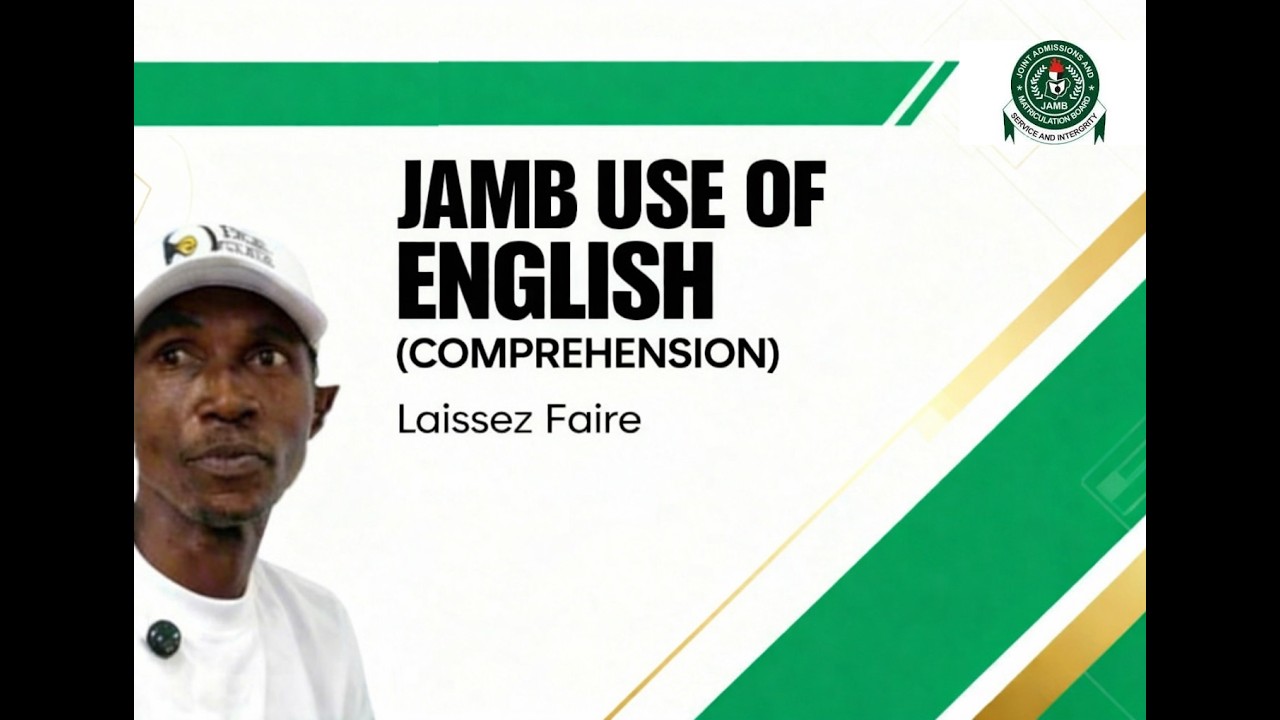 JAMB 2026 Use of English: Mastering Comprehension