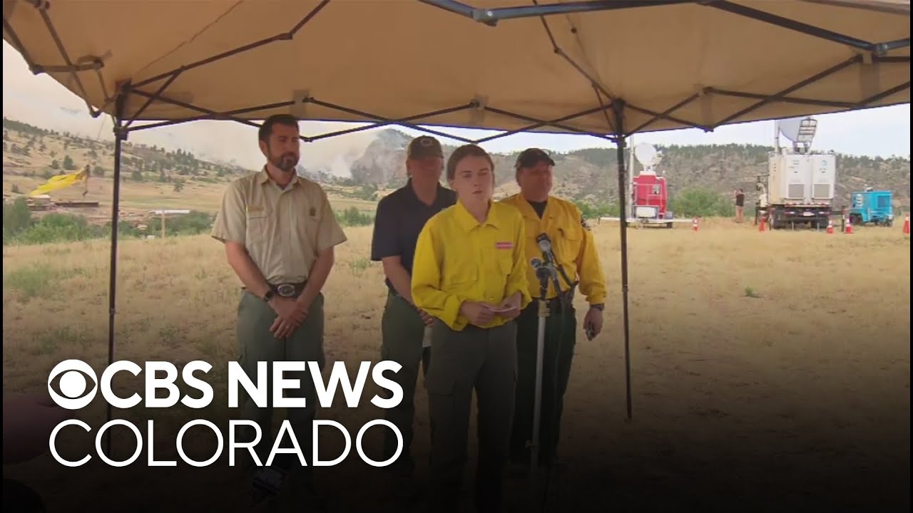 Officials in Colorado's Larimer County provide update on Alexander Mountain Fire