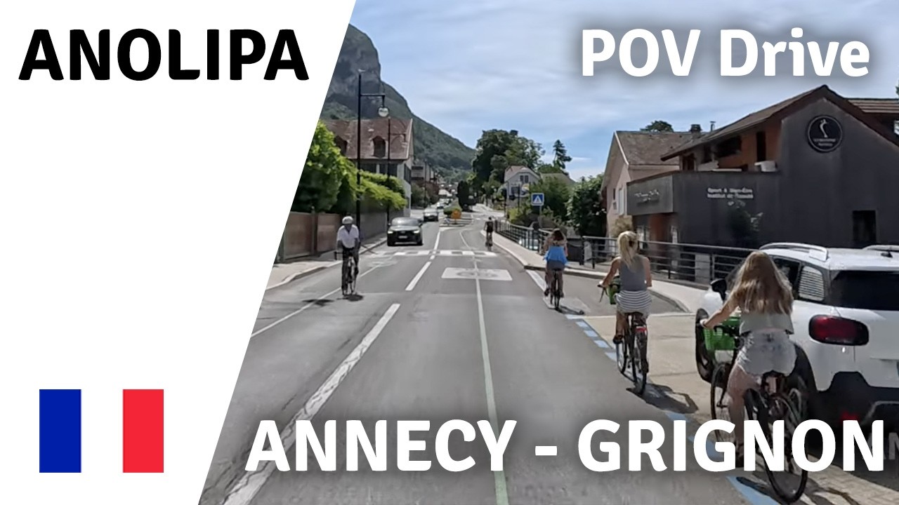 POV Drive from Annecy to Grignon 🚗 | 1-Hour Scenic Ride with Original Music
