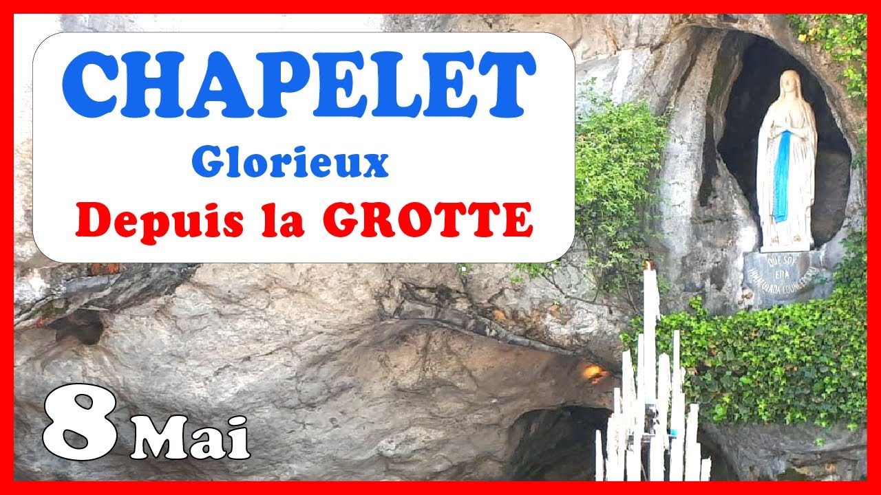 CHAPELET à LOURDES  🙏 Depuis la GROTTE